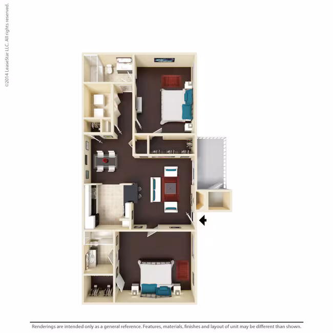 B2 1014 floor plan