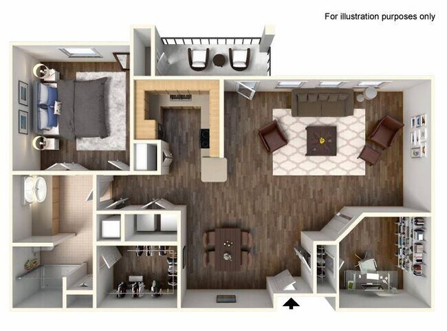 Unit 136 floor plan