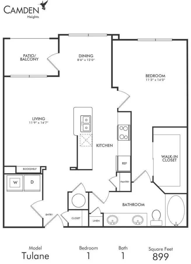 Unit 1222 1222 floor plan