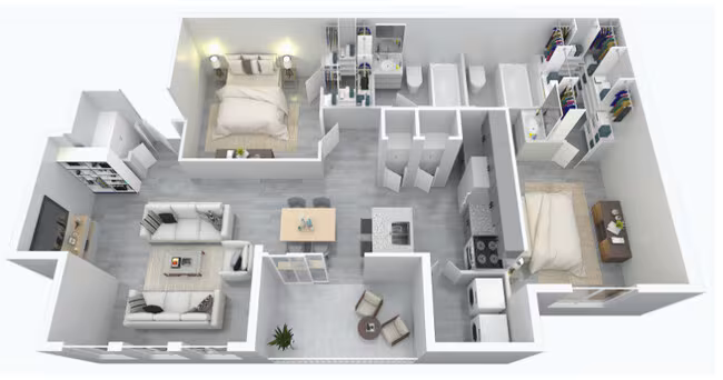 Unit 220 floor plan