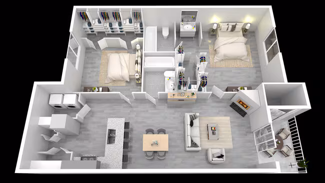 Unit 114 floor plan