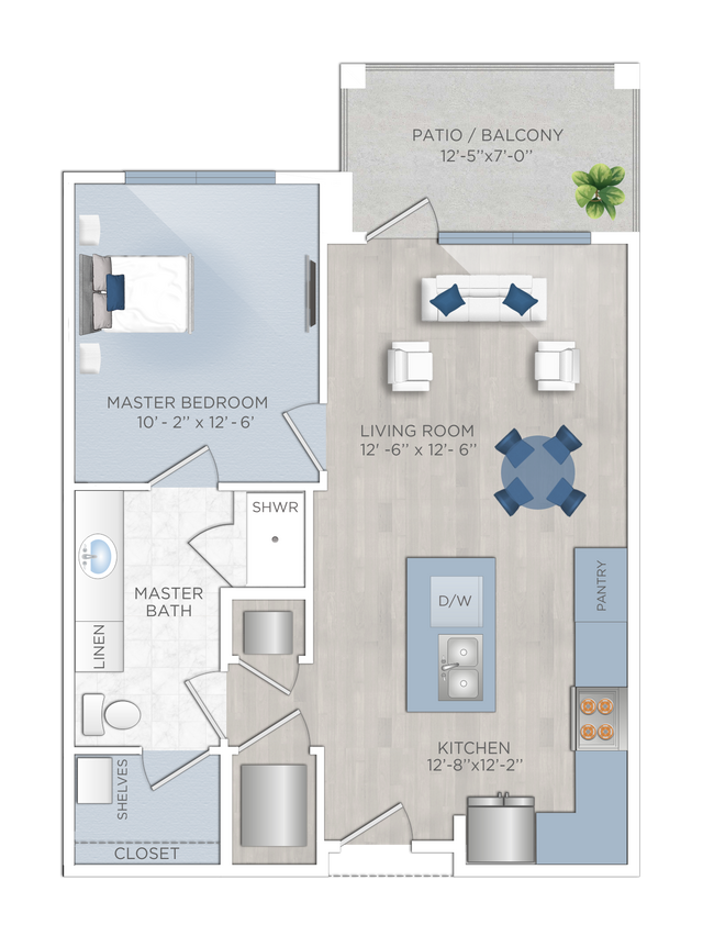 Unit 1204 floor plan