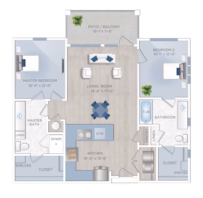 B1 2109 floor plan