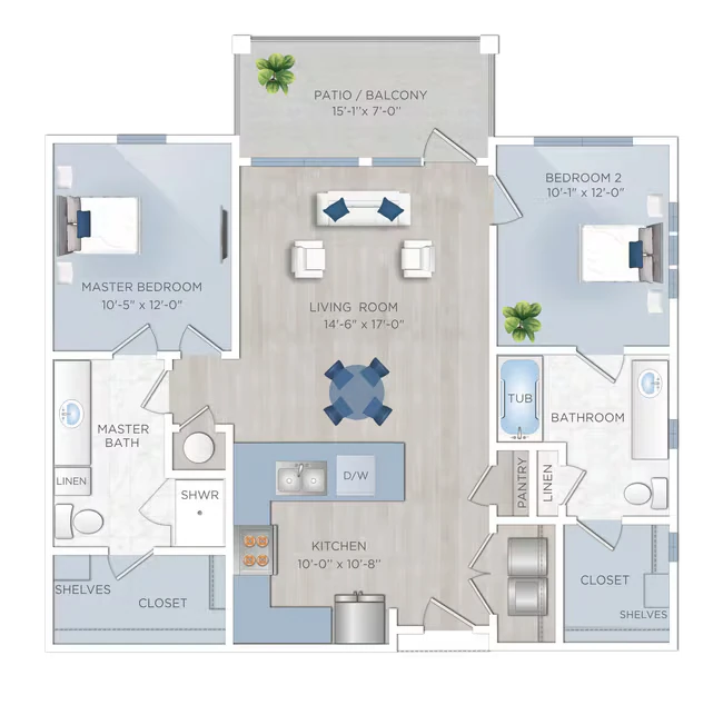 B1 2109 floor plan