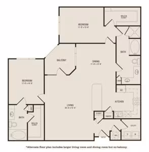 Unit 1132 floor plan