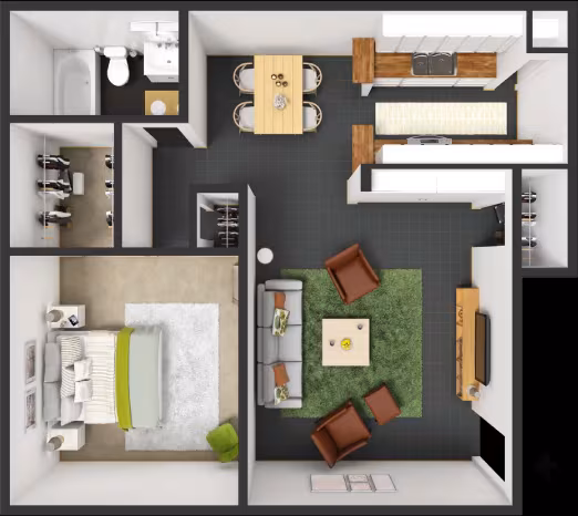 Unit 3204 floor plan