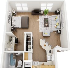 0x1 1521 floor plan