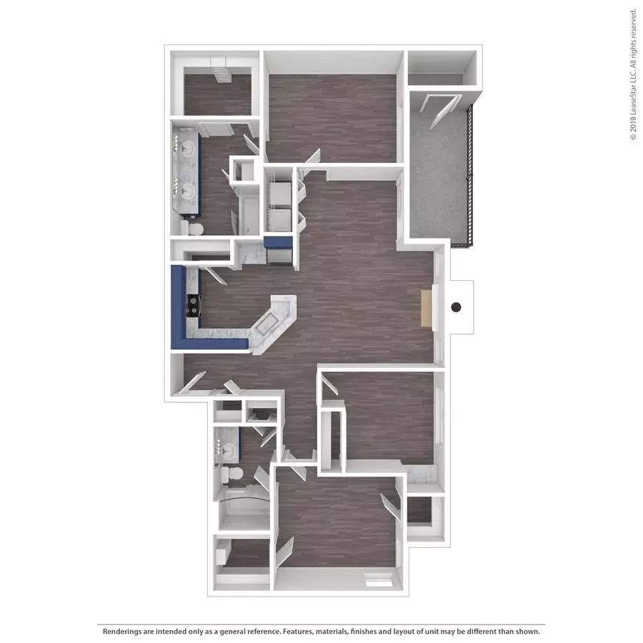 C1 417 floor plan