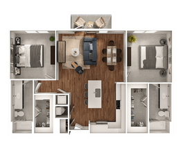 B2 411 floor plan