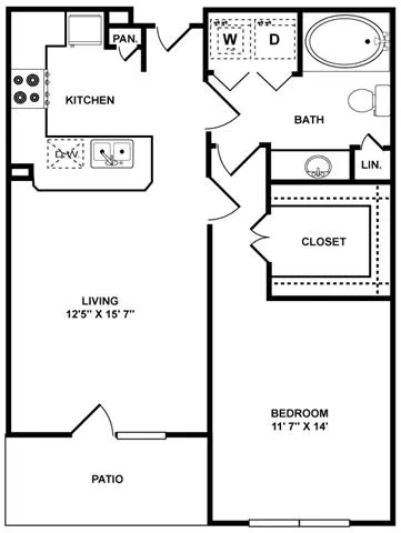 A1 2105 floor plan