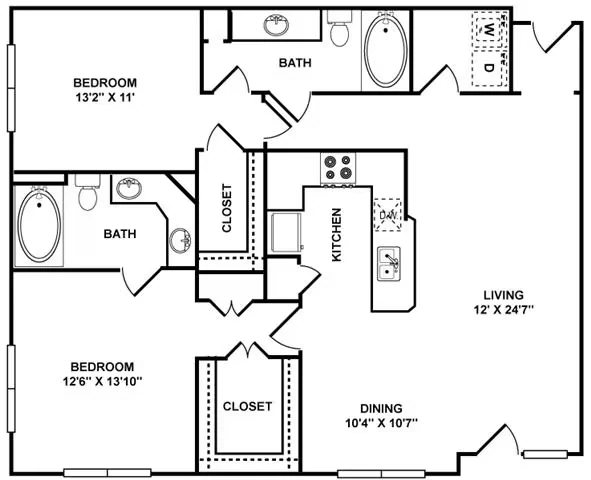 D4 2414 floor plan