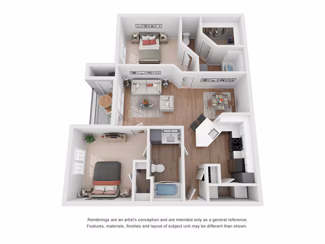 Unit 1204 floor plan