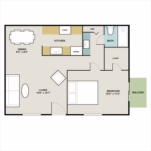 A2C Bldg 11-1104 floor plan