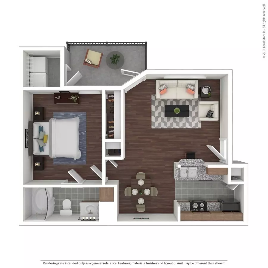 Unit 9101 7207 floor plan
