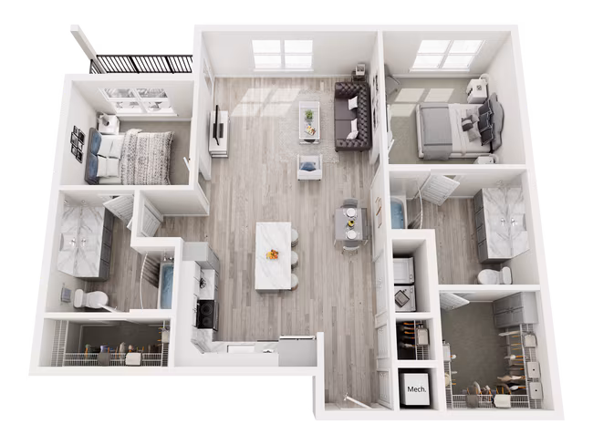 Unit A310 floor plan