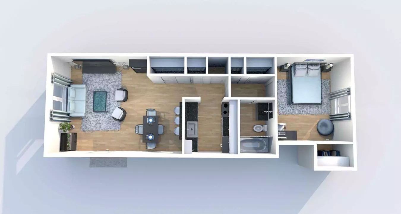 Unit 2-317 2-317 floor plan