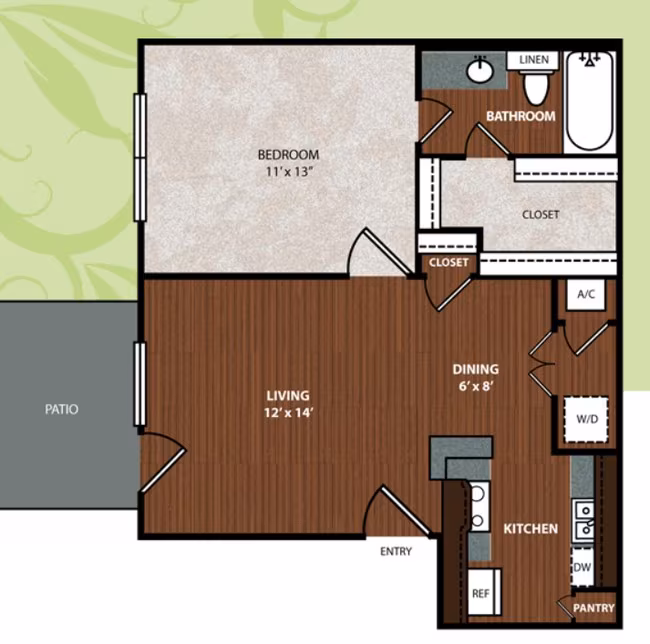 Unit 1213 1213 floor plan