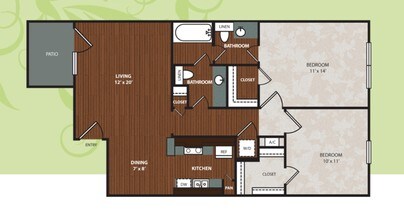 Unit 105 105 floor plan