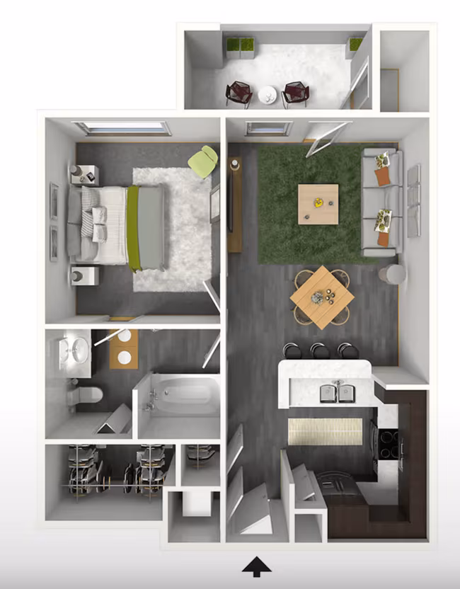 Unit 1922 floor plan