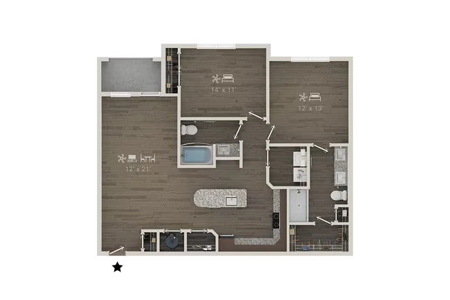 B7 5307 floor plan