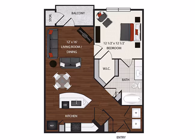 A4 605 floor plan