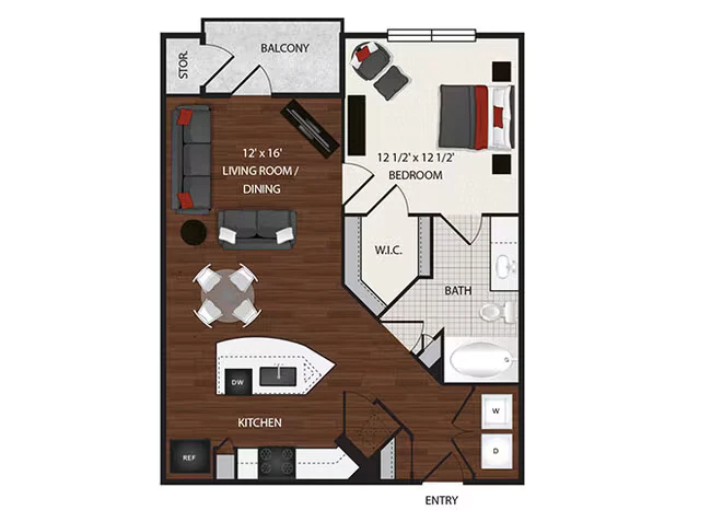 A4 605 floor plan
