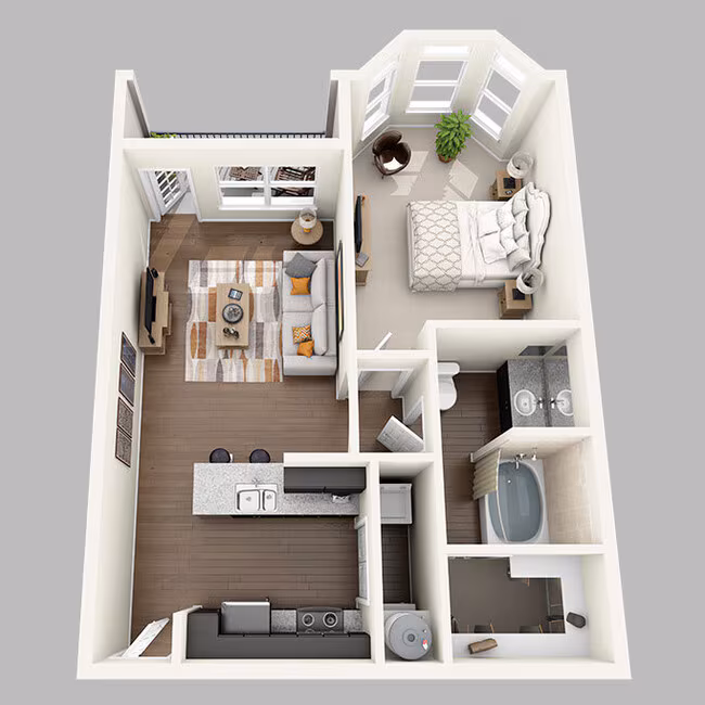 A1 104 floor plan