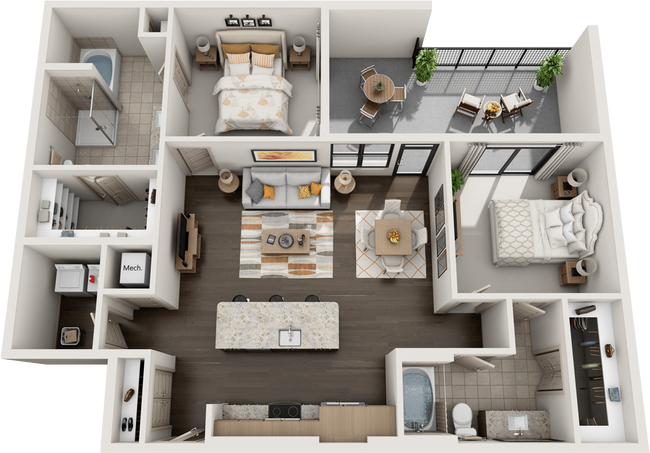 B2 222 floor plan