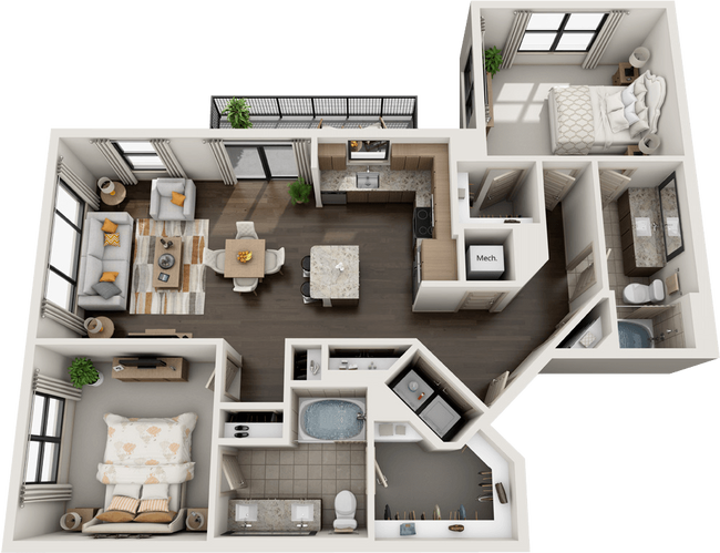 Unit 434 floor plan
