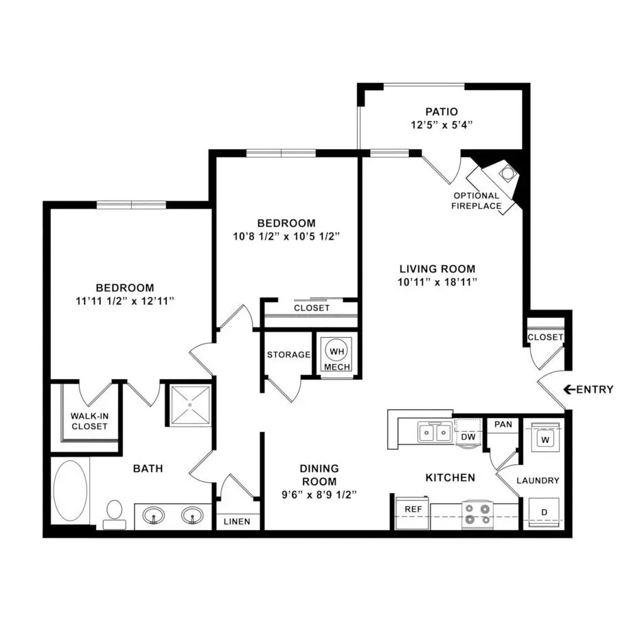 Unit 720 203 floor plan