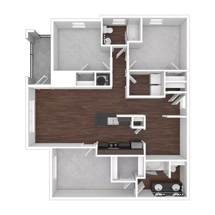Unit 1401 410 floor plan