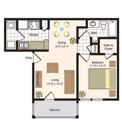 Unit 1905 1905 floor plan