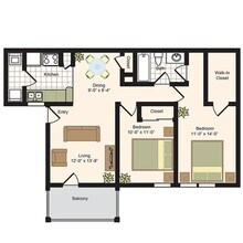 Unit 807 807 floor plan