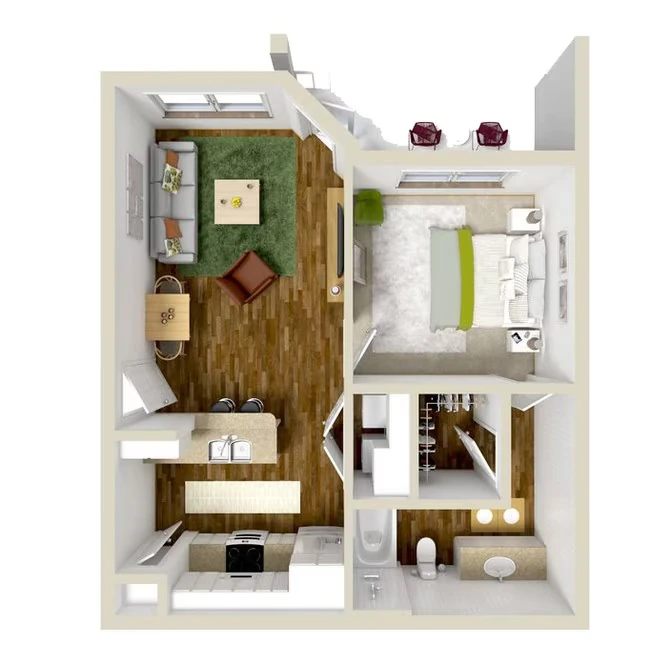 Unit 6307 10201 floor plan