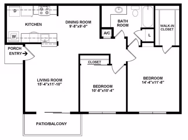 Unit 3616 3616 floor plan