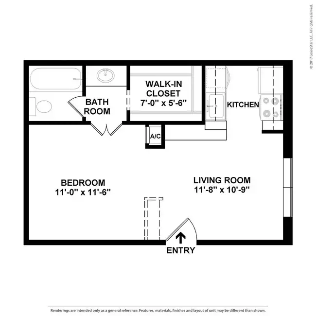 Unit 0120 2317 floor plan