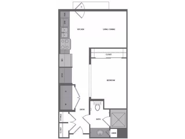 Unit 5114 floor plan