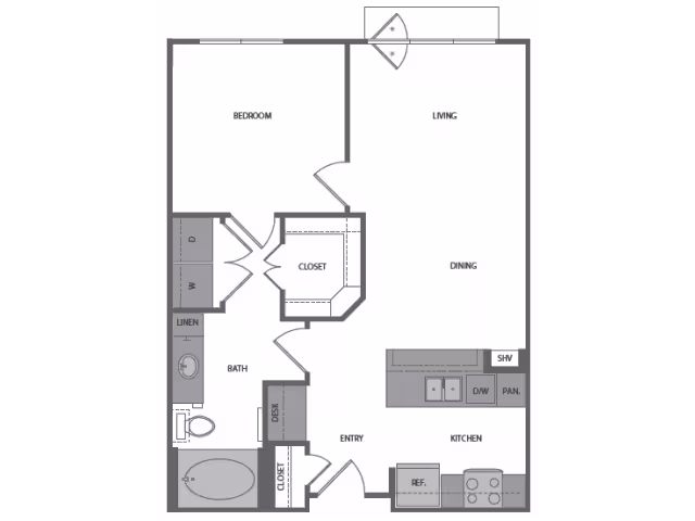 Unit 3410 floor plan