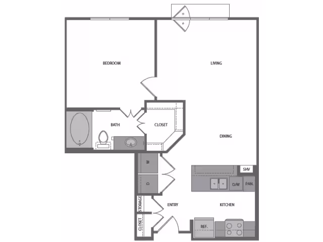 Unit 5208 floor plan