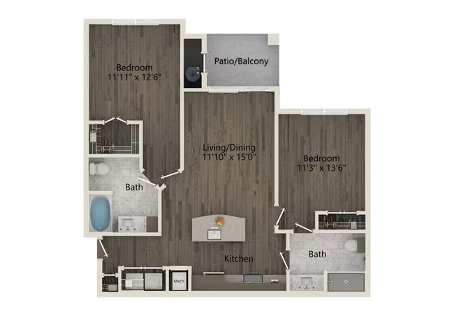 B1 4301 floor plan