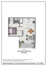 A1 1303-1 floor plan