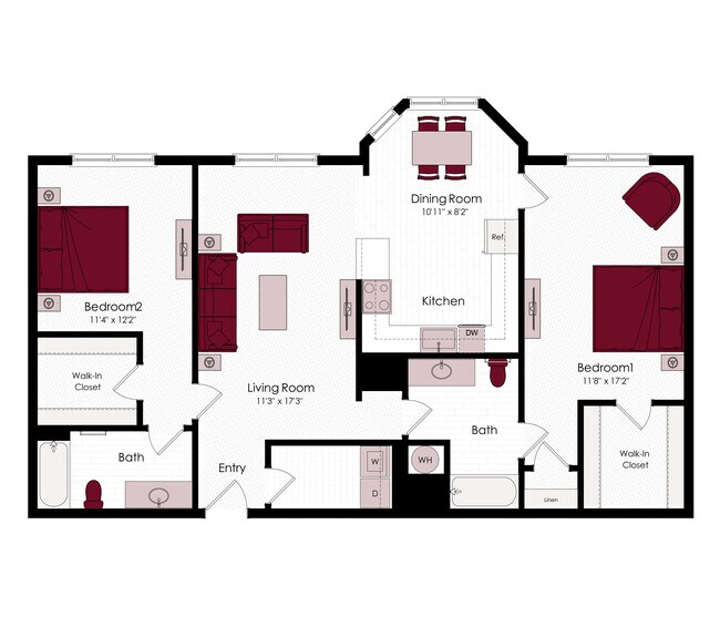 Unit 1132 floor plan