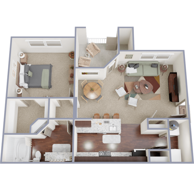 Unit 736 floor plan