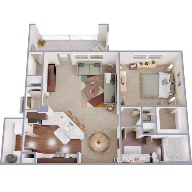 Unit 632 floor plan