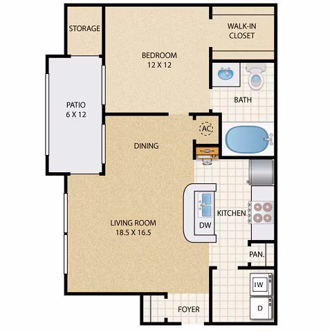 rcA1 2-4205 floor plan