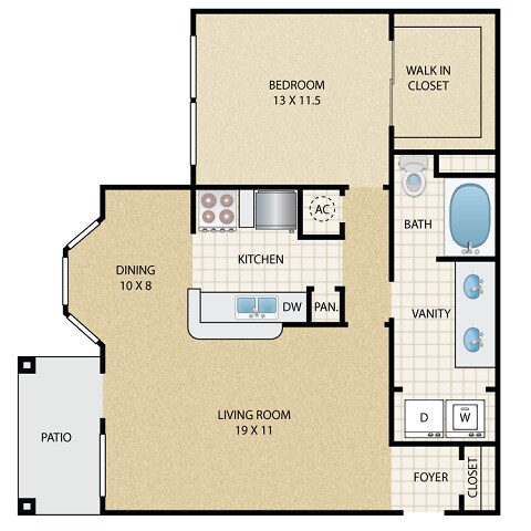 Unit 1-0426 floor plan