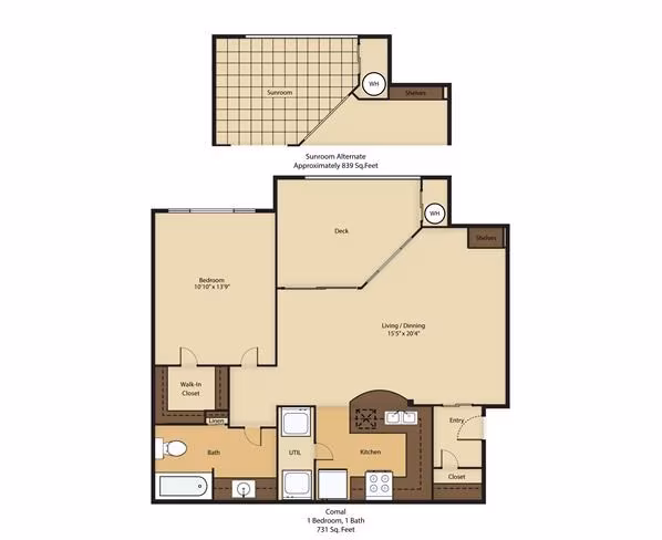 Unit 1131 floor plan