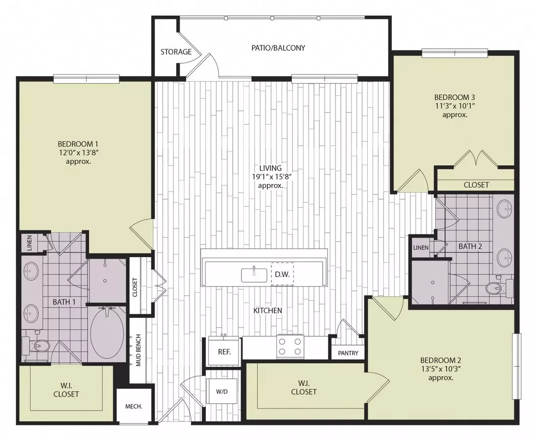 C1 142 floor plan