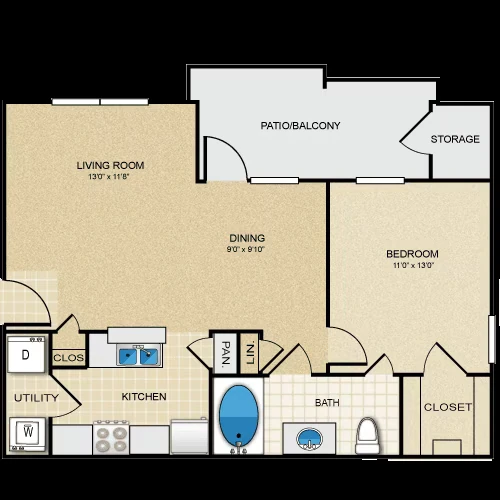 Melrose 937 floor plan