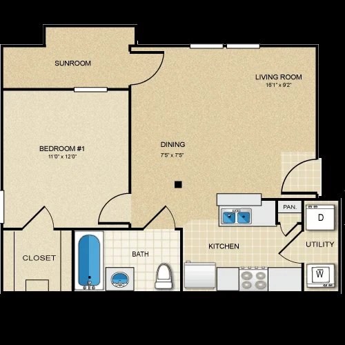 Sunset 530 floor plan